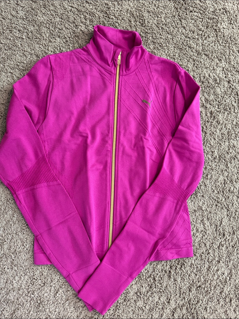 Puma Vibrant Magenta Full-Zip Track Jacket